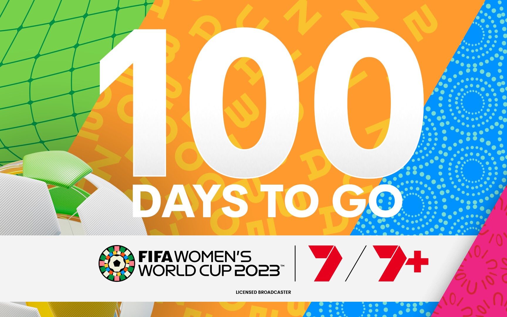 100 DAYS TO GO!  FIFA Women's World Cup Australia & New Zealand 2023 