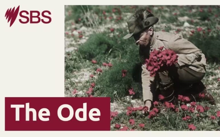 SBS Audio and the Australian War Memorial launch the Ode of Remembrance