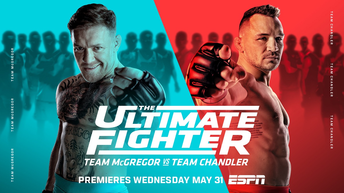 The Ultimate Fighter on ESPN is McGregor vs Chandler