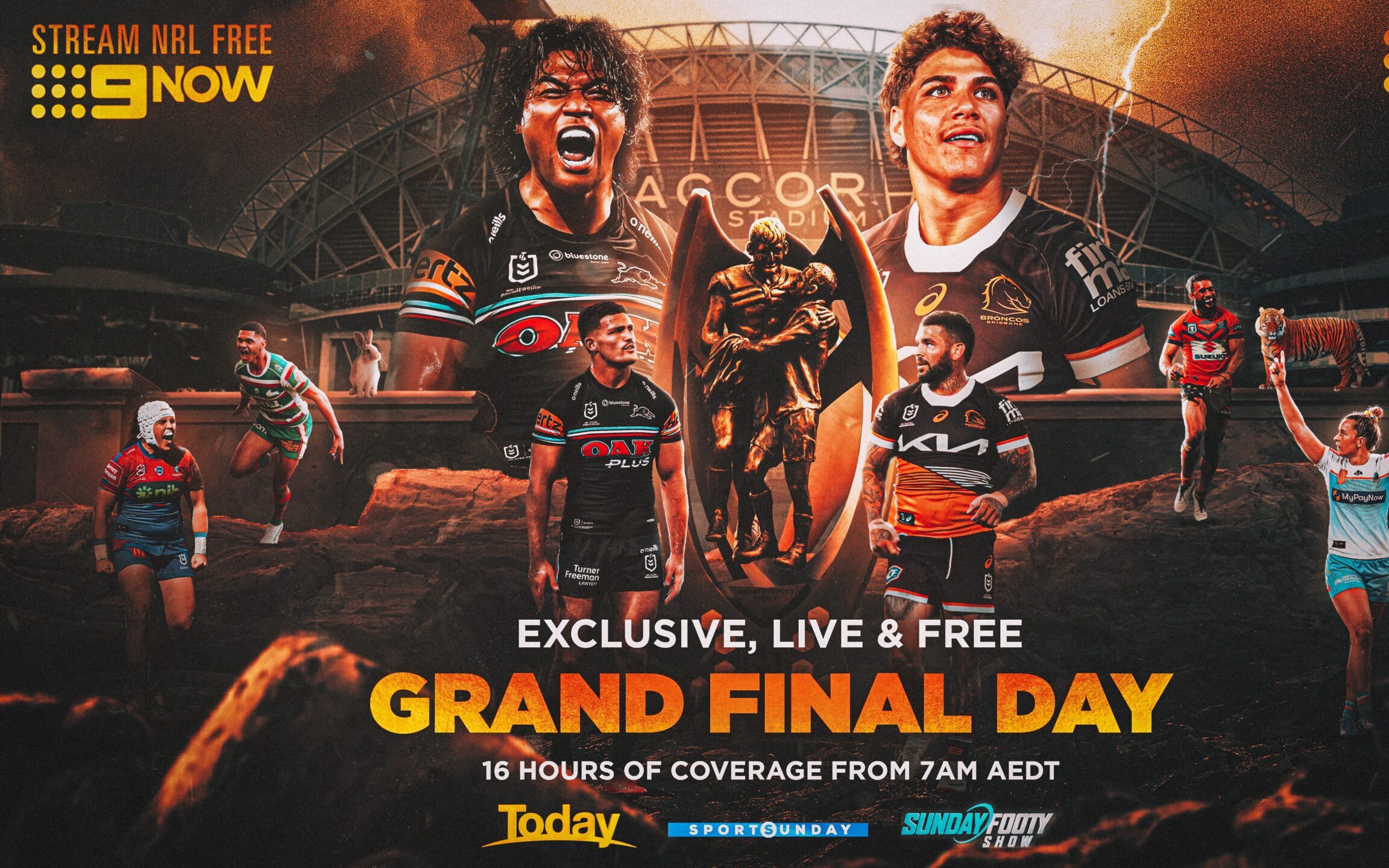 NRL Grand Final on Channel 9 broadcast details